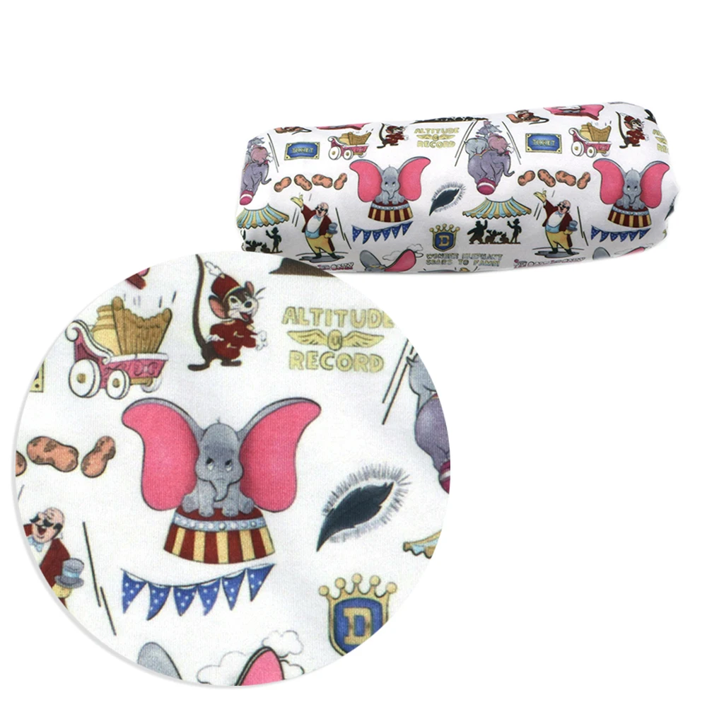 Disney dumbo  lev král 50*145cm 100% bavlna tkaniny šicí prošívání tkaniny šití materiál DIY ruční patchework