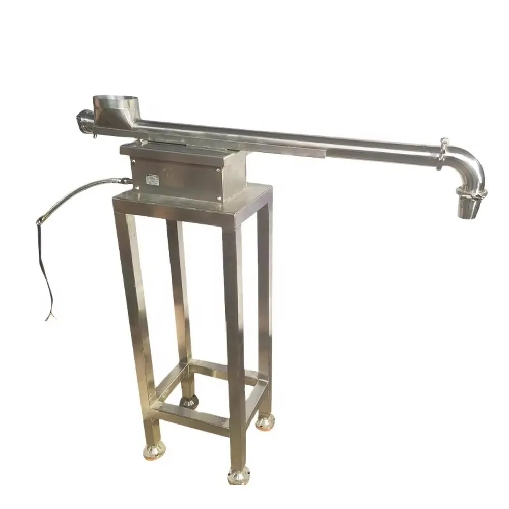 Industrial Food Grade Electromagnetic Vibratory Conveyor Feeder Tray 60KW Stainless Steel CE Certified Engine Core for