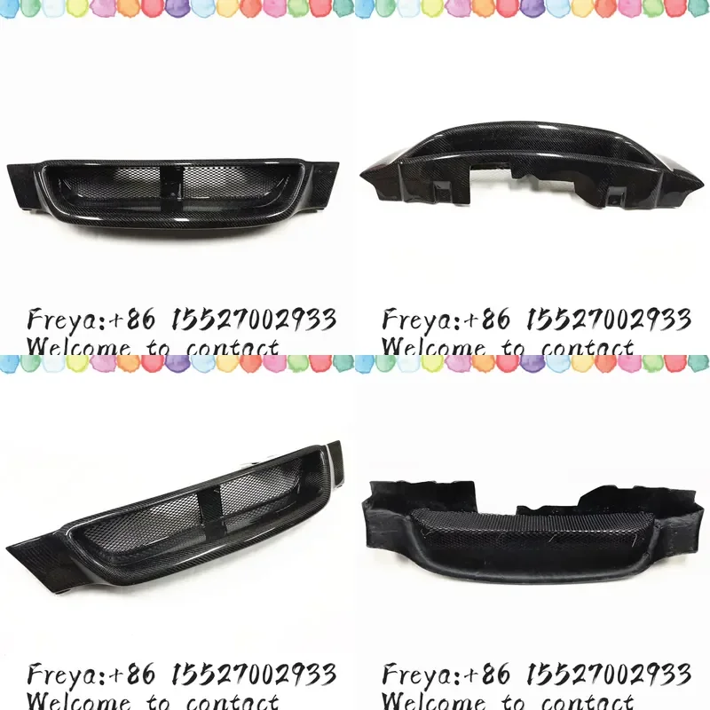 Racing Grill Front Grille Honeycomb Style Carbon Fiber / Fiberglass Upper Bumper Hood Mesh Grid For Acura 2.5 TL