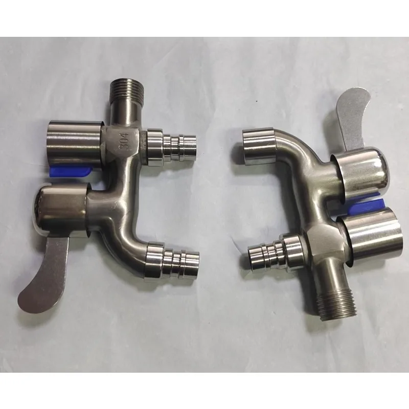 One Inlet and Two Outlets. Household Tap Water Switch for Dual-use with Water Faucet. Suitable for Washing Machines.