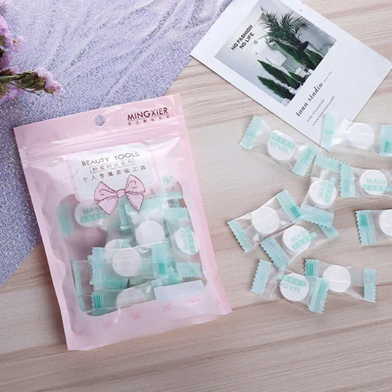 30 stk/zak Hydraterende Wegwerp Gecomprimeerd Gezichtsmasker DIY Gezicht Huidverzorging Verpakt Maskers Papier Ultradunne Katoenen Gezichtslaken
