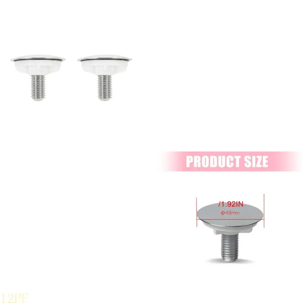 12PF Plastic Decorative Cap Plug Silver Coated For Exposed Holes Easy Installation
