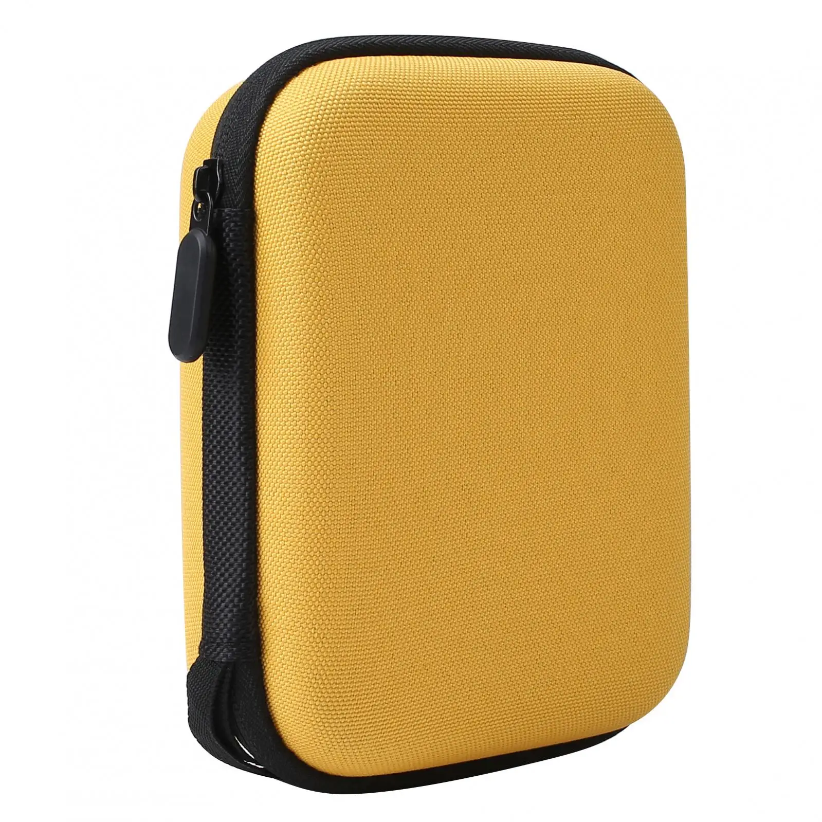Portable EVA Guitar Pick Holder Case Box with Pick Slot Black Yellow Guitar Capo Tuner Strings Storage Pouch Bag Guitarra Parts