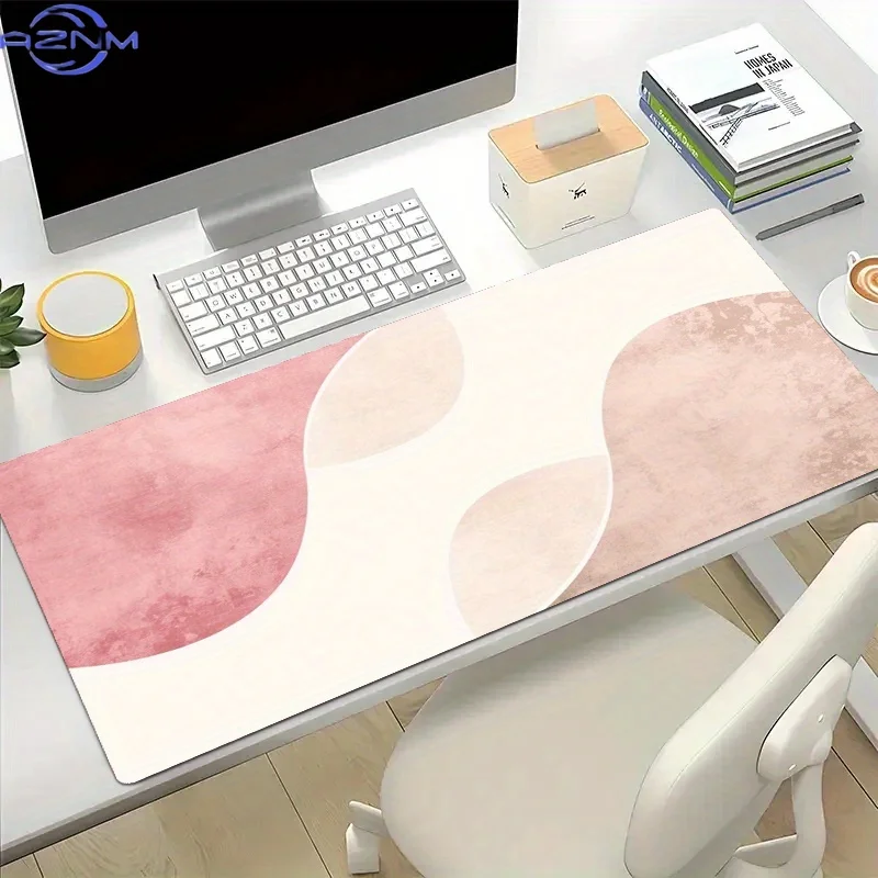 [Non-Slip Gaming Mouse Pad] Large Non-Slip Rubber Gaming Office Mouse Pad, Washable Polyester Desk Mat, Suitable for Gamers, Off