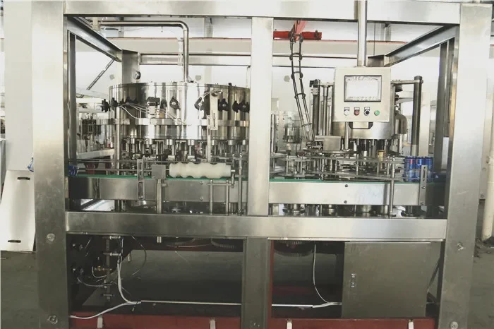 Línea de producción de bebidas carbonatadas de latas de aluminio