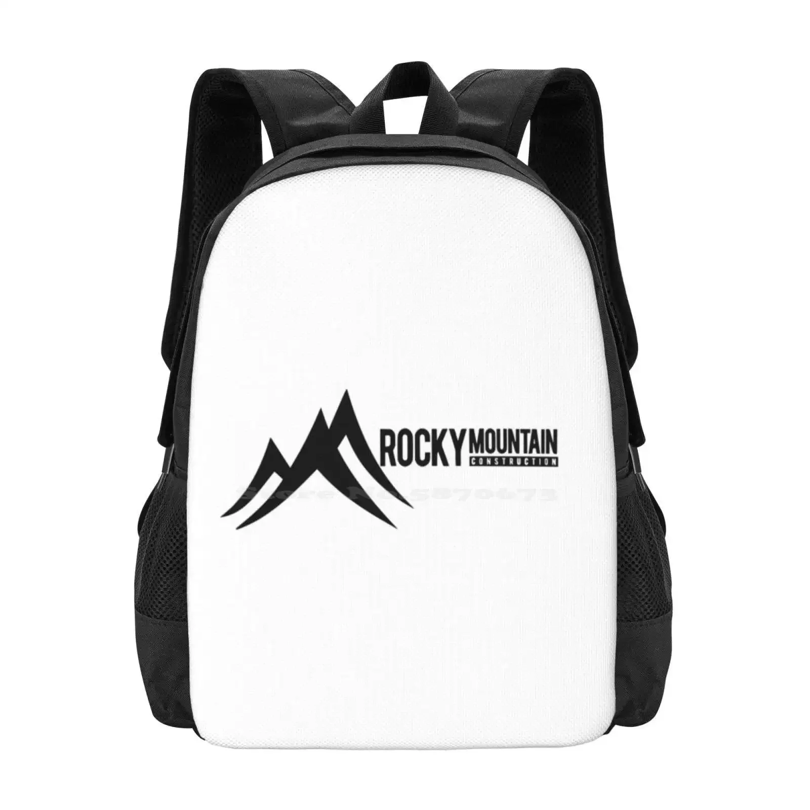 

Rocky Mountain Construction Rmc Logo In Black Hot Sale Schoolbag Backpack Fashion Bags Rocky Mountain Construction Rmc Chaser