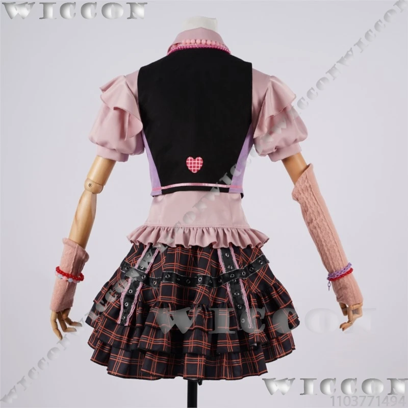 Nikki delancey devin jogo infinito nikki cosplay peruca princesa charme uniforme escolar bonito y2k menina feminino terno halloween personalizado