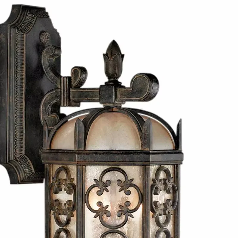 European Modern Outdoor Wall Lamp Waterproof Garden Villa Gate Side Balcony Terrace Exterior