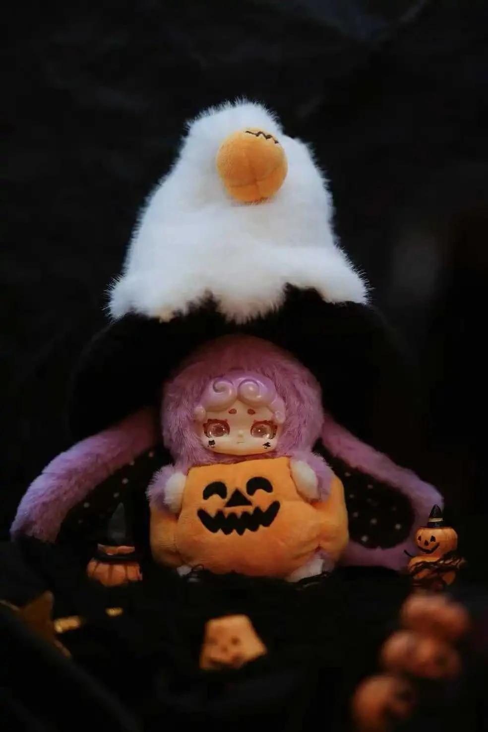 100% autentico Halloween Lucky Deer Nai portachiavi in peluche scatola cieca scatola a sorpresa bambola di peluche figura giocattolo alla moda ornamenti regali per ragazze