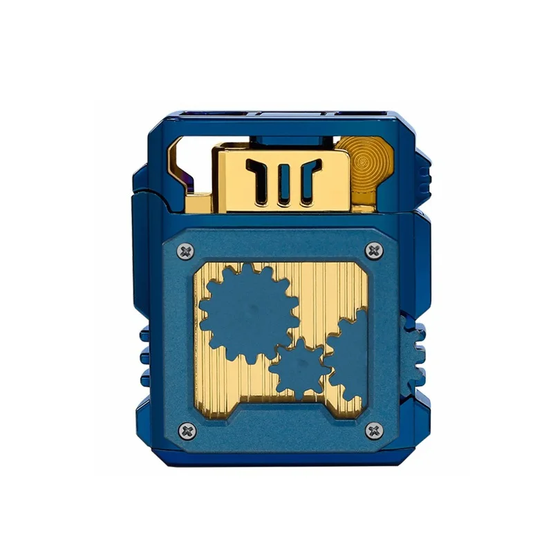 

CHIEF CF315 Креативная крестовая колесная зажигалка, рычаг шестерни, двойной фитиль, поставка Douyin Kuaishou