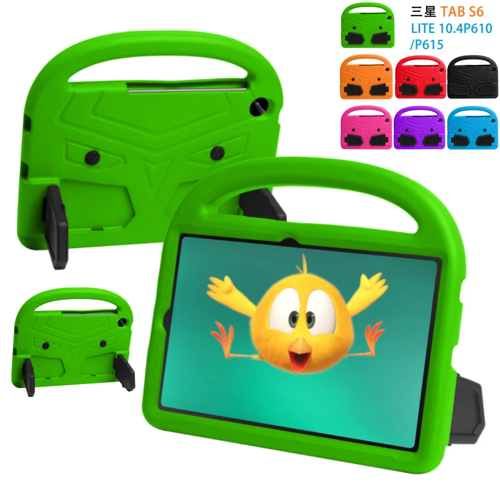 

Kids Soft EVA Case for Samsung Galaxy Tab S6 lite 10.4 inch 2020 SM-P610 SM-P615 10.4" Cute Cartoon Sparrows Stand Tablet Cover