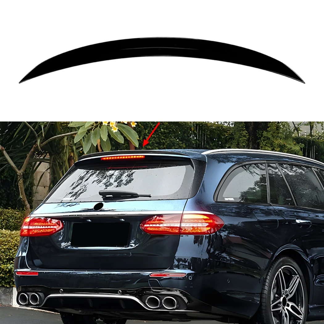 

Rear Trunk Lid Spoiler Wing Lip For Mercedes Benz E Class S213 Estate 2016-2023 AMG Splitter Tail Top Wings Body Kits