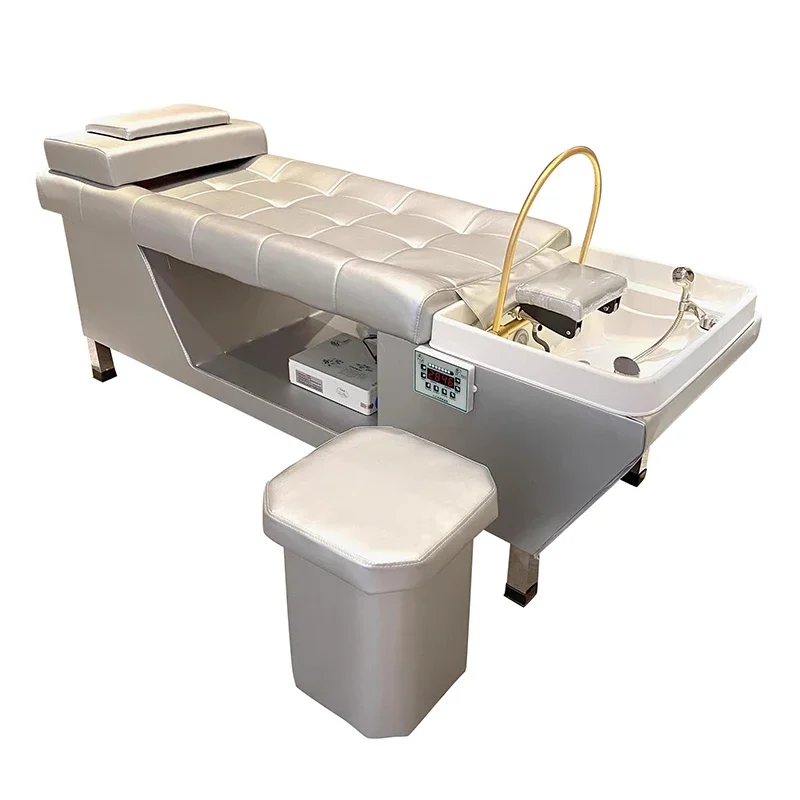 

Массажная кровать для мытья волос, профессиональное простое кресло для бритья, шампунь, парикмахерская, лавовая кабина, парикмахерская мебель