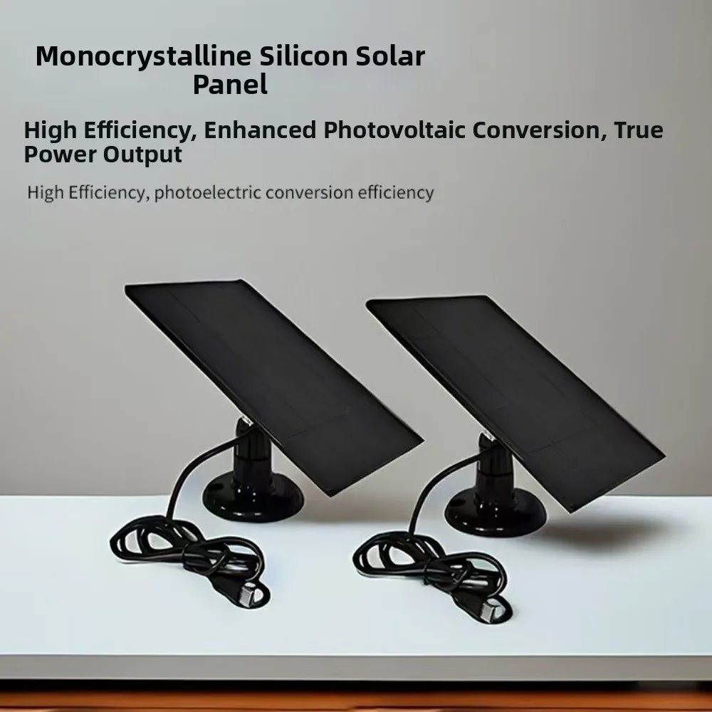 IP65 Waterproof Solar Charger 360° Rotatable Bracket Weatherproof Solar Panel Board High Efficiency Cells Solar Panel