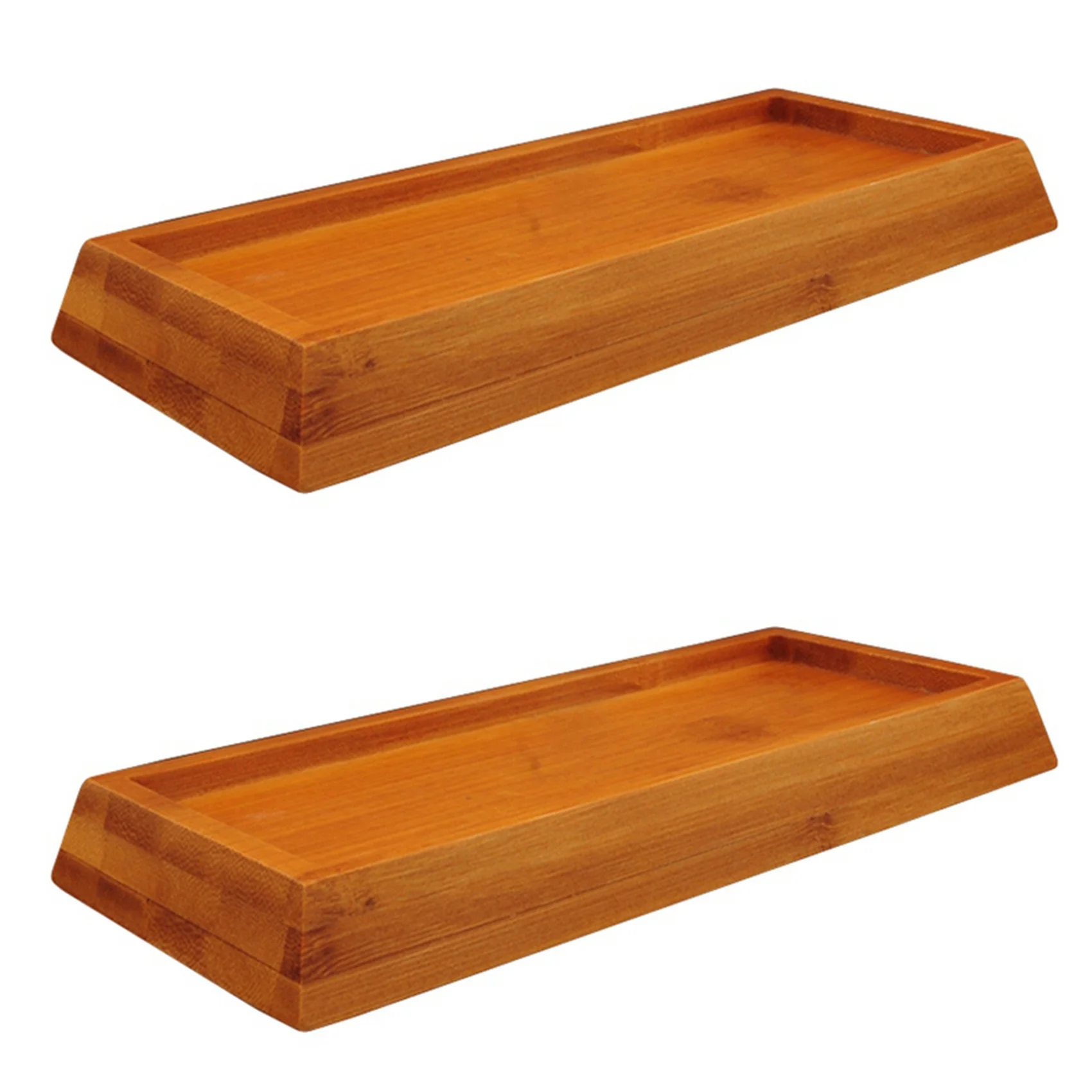 THIVN-2Pcs Anti-Skid Knife Sharpener Bracket Sharpening Stone Base Stone Base Whetstone Bracket Bamboo Fixed Bracket