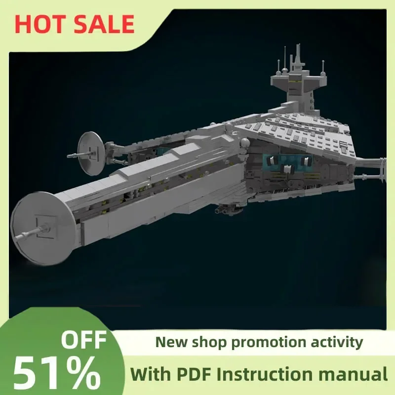 New Famous Star Battle Movie Moc Cantwell Warship Class Arrestor Cruiser Creative Ideas Child Toy Birthday Gift Custom Puzzle