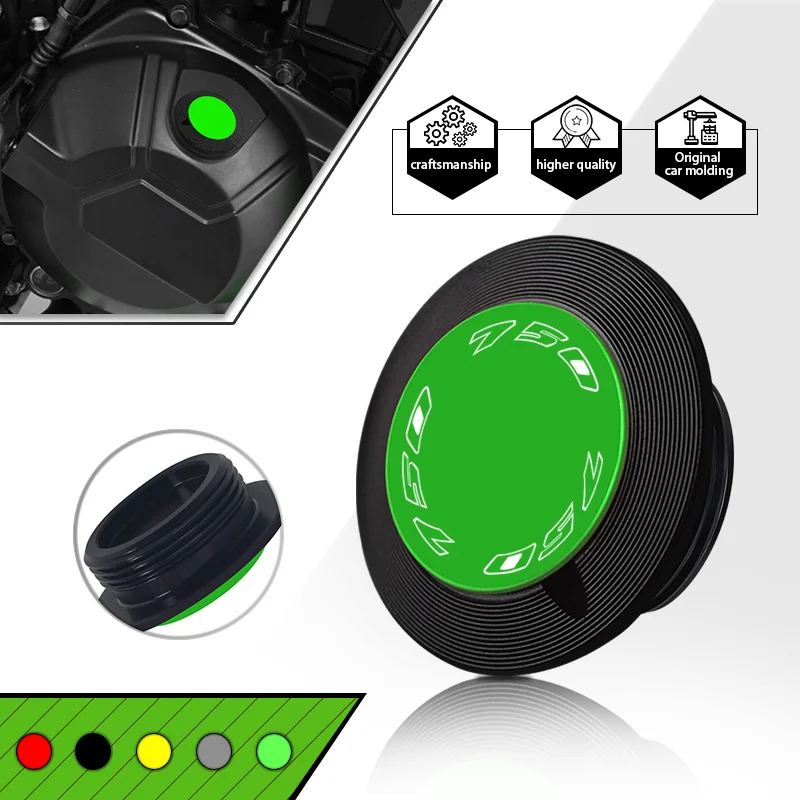 Meistverkaufte Motoröl-Schraube für Z750 Z750S ZX6R ZX10R Z1000 Motorrad-Motorölkappe, Schraubenschutzabdeckung zx10r zx6r
