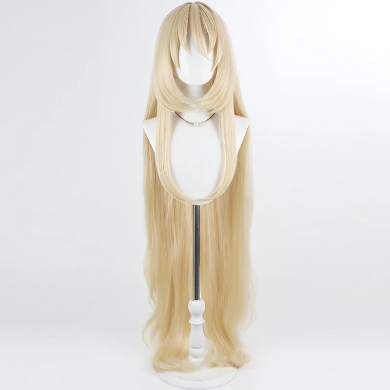Anime Sword Maiden Cosplay Wig Halloween Carnival Party Props Synthetic Hair Heat Resistant Fiber + Wig Cap