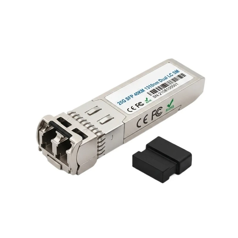 Original SFP-25G-ER40 Compatible 25GBASE-ER SFP28 1310nm 40km Duplex LC SMF DOM Optical Transceiver Module