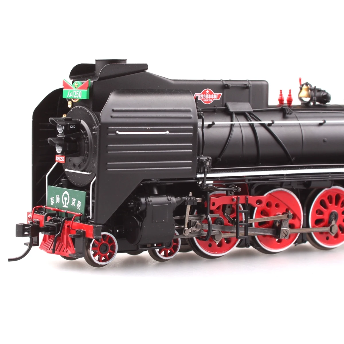 BACHMANN Train Model HO 1/87 Chinese Simulation People's Passenger Steam Locomotive 1250 Train Model DC/DCC Version Optional