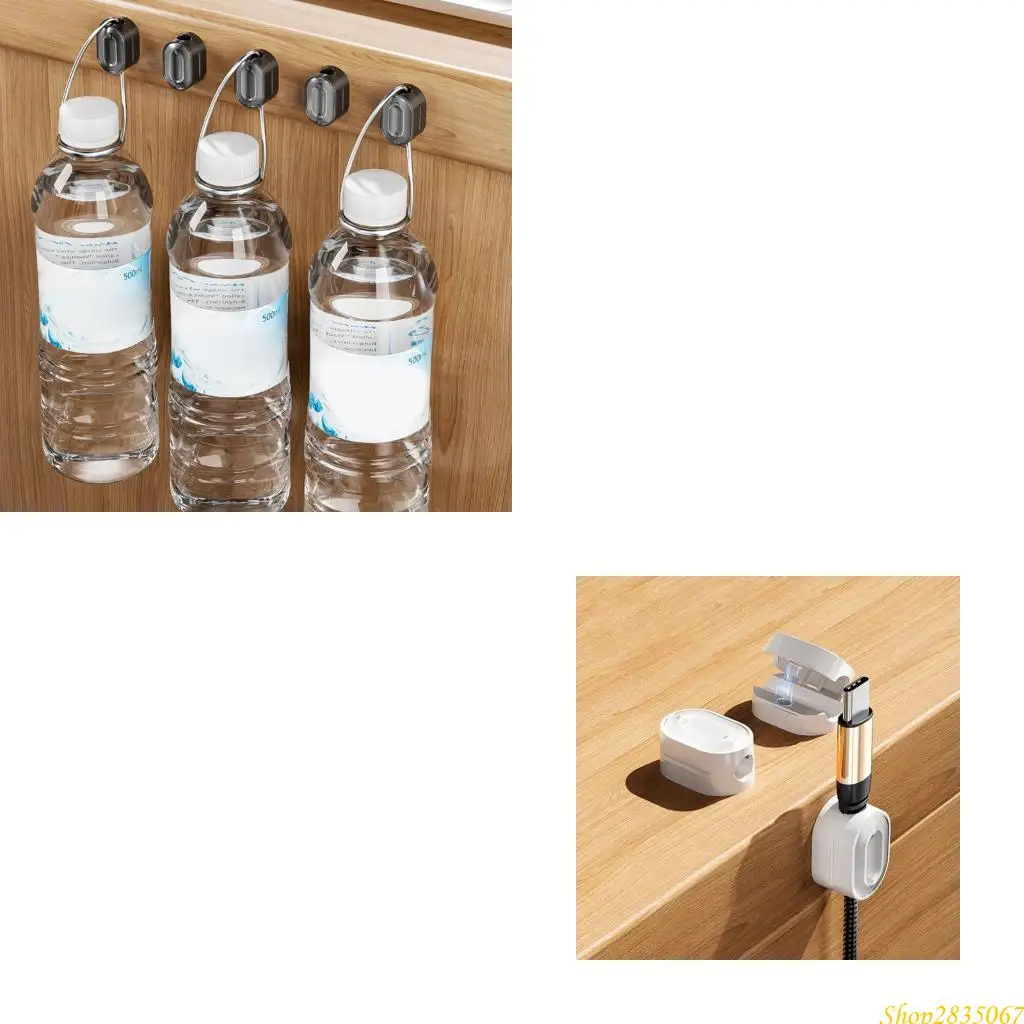 6pcs Sturdy Plastic Wire Clip for Easy Installation and Space Tidying and Neat 831F