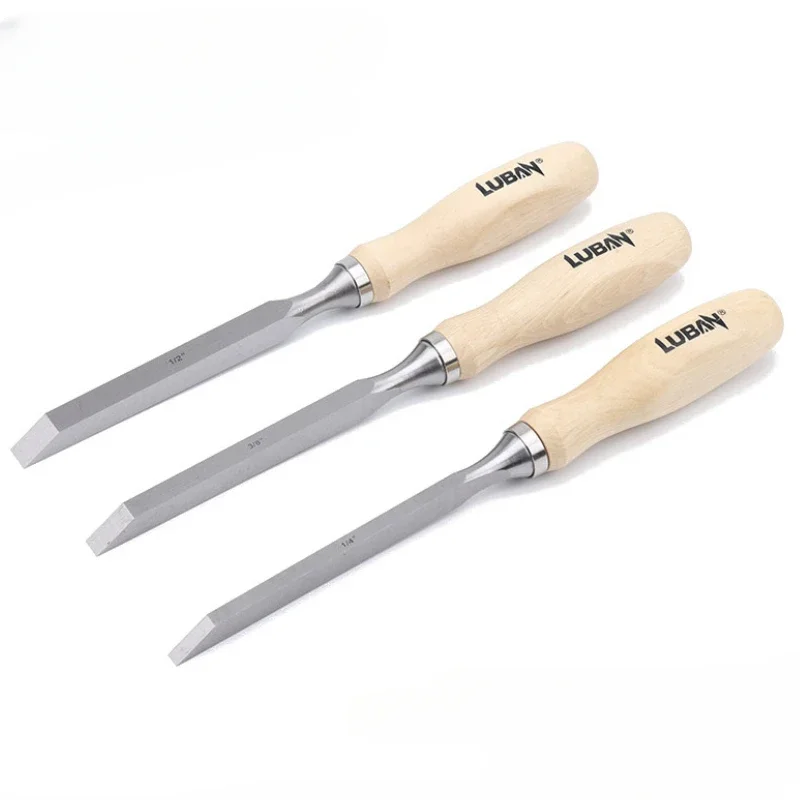 Set of 3pcs Qiangsheng Luban Mortising Chisels - Fine Woodworking