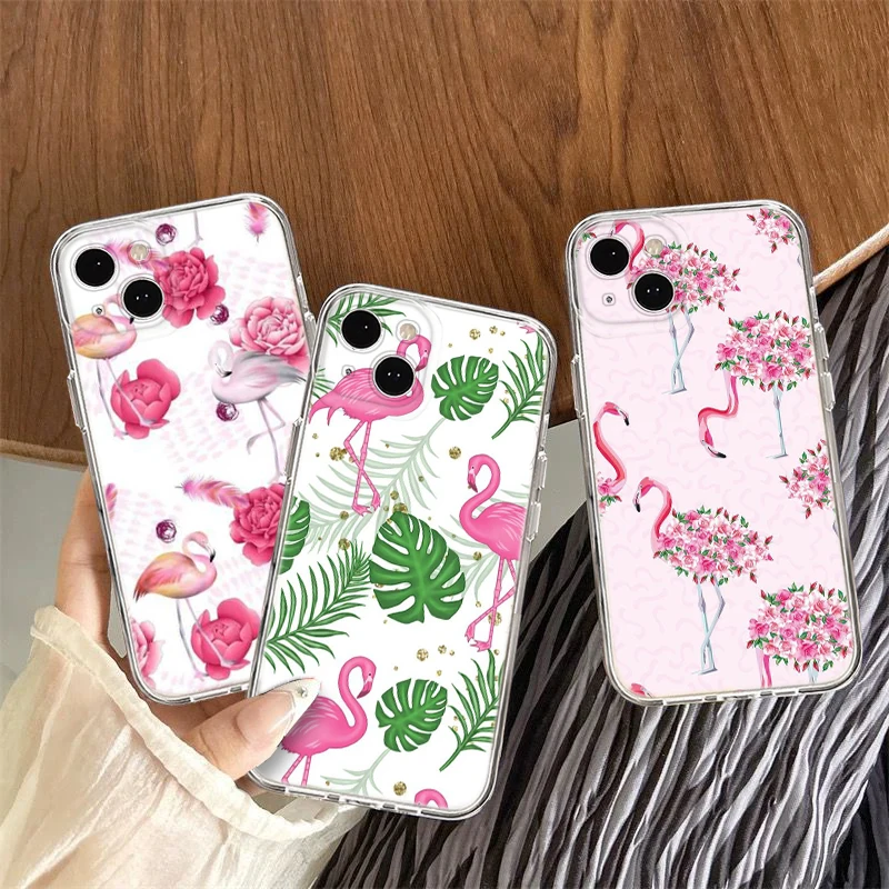 8Q Animal flamingo Soft Case for Motorola Moto G4 Plus G41 G5 Plus G50 G51 G5S G6 Play G60 G7 Power G71 G5 G9