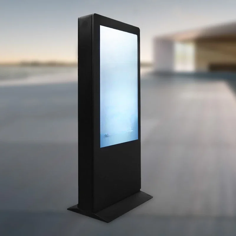 connect waterproof advertising screen digital signage waterproof kiosk outdoor lcd display