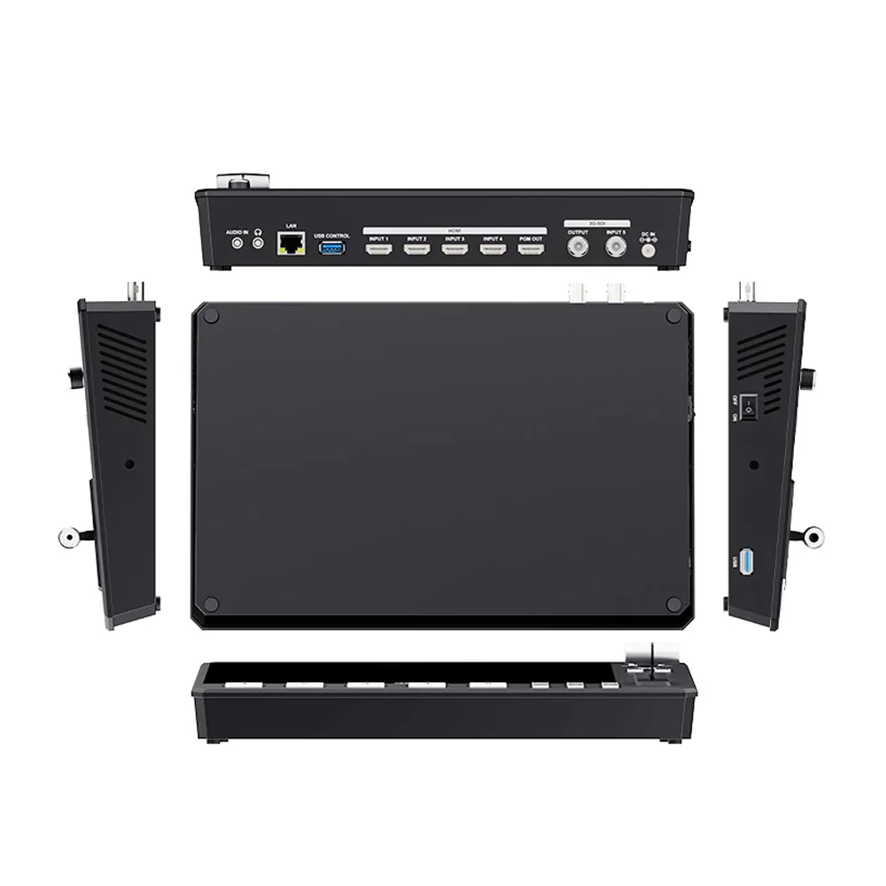 

2026 L4 10.1inch Touch Screen 5 Hd Livestream Video SwitcherTouch Screen USB3.0 Fast Streaming Multi-camera Video