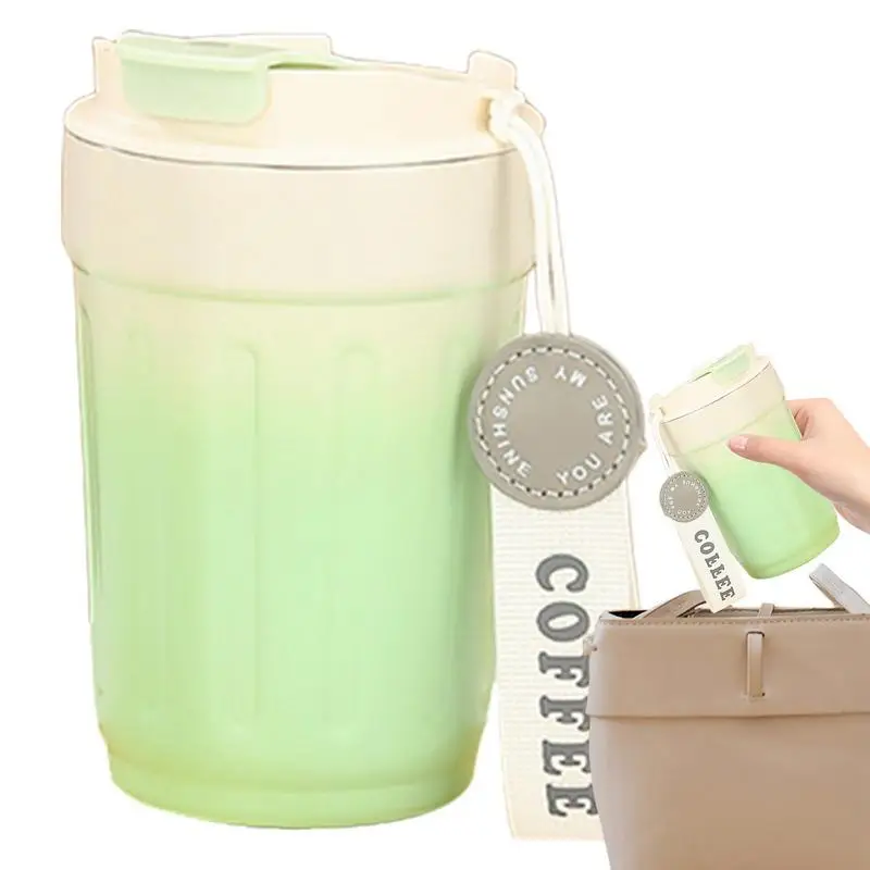 Travel Coffee Mug Insulated Coffee Mug For Heat Preservation 380ml Vacuum Insulated Coffee Cups With Lid Tumbler With Handle