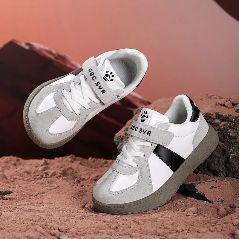 أحذية رياضية بتصميم كلاسيكي بمقدمة واسعة للأطفال، أحذية رياضية كاجوال بيرفوت للأولاد، أحذية رياضية مضادة للانزلاق للأطفال #1