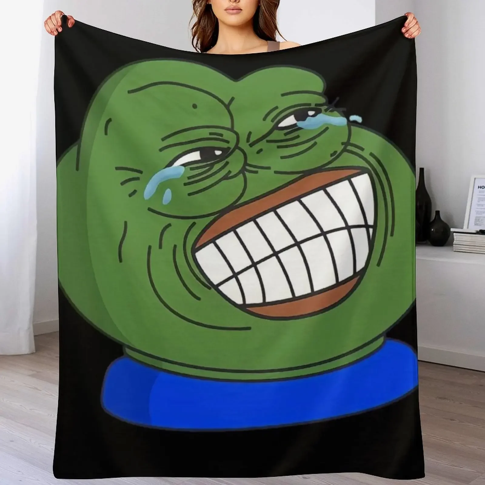 

Pepe Throw Blanket Warm Comfortable Blanket Gift for Parents Friends