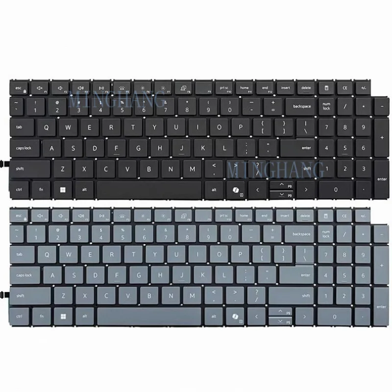 

Новая клавиатура для ноутбуков Dell 16 DC16250 DC16251 DC16255 DC16256 P131F, американская раскладка, с подсветкой