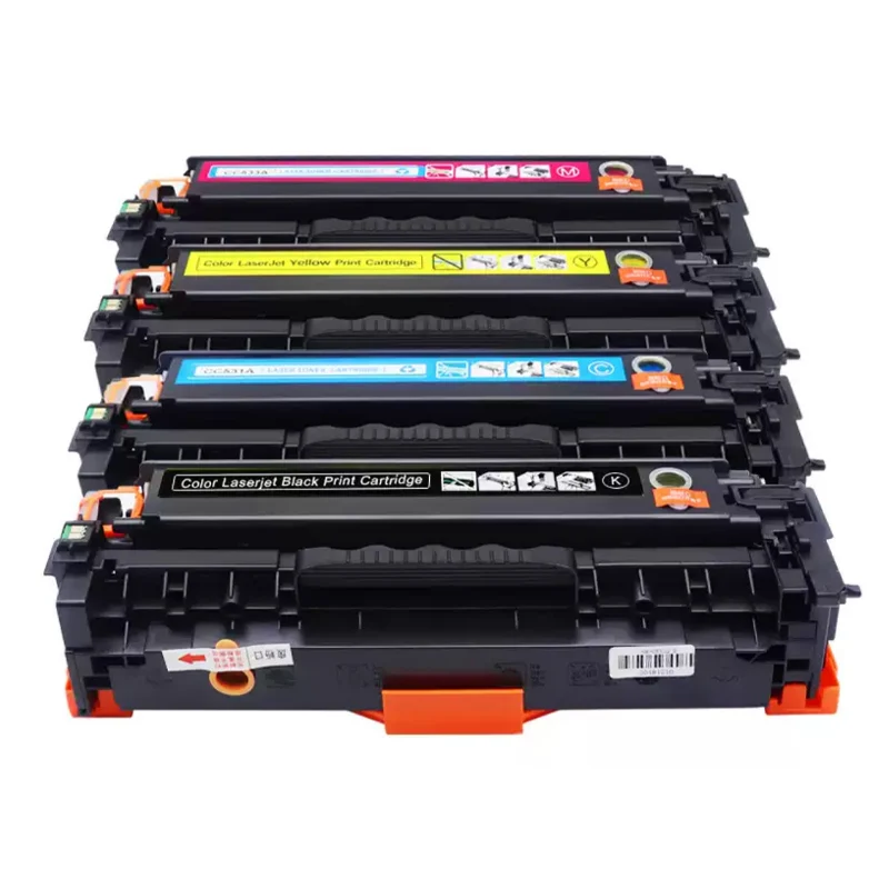 HPプリンター用の互換性のあるトナーカートリッジ,4色,cf380a,cf381a,cf382a,cf383a,color laserjet pro,mfp,m476dn,m476dw,m476nw