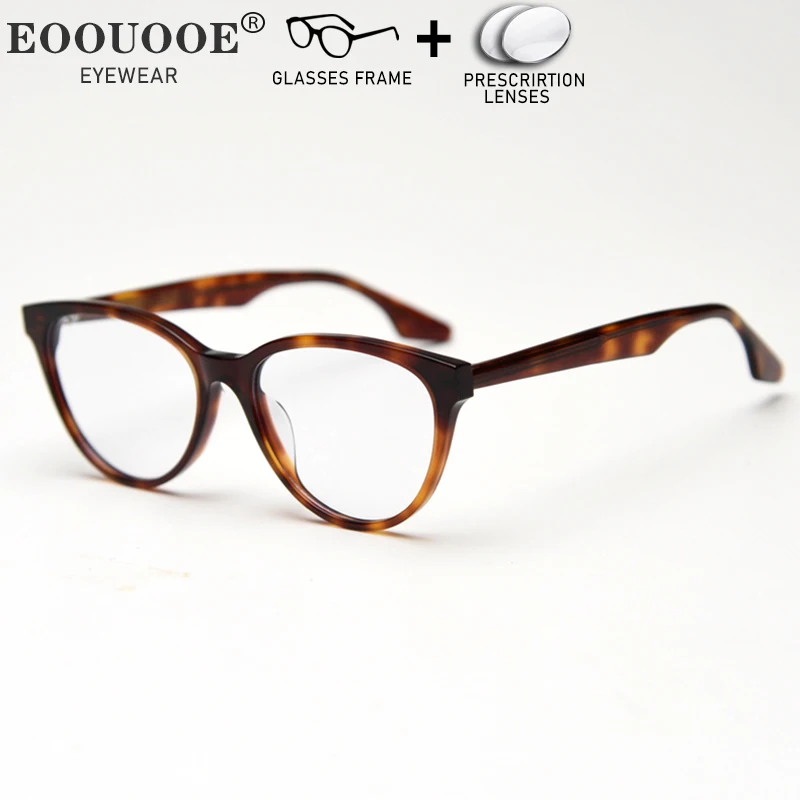 

New Women Cat Eyewear Prescription Glasses Myopia Hyperopia Progressive Recipe Lenses Reading Optical Eyewear Anti-Reflection