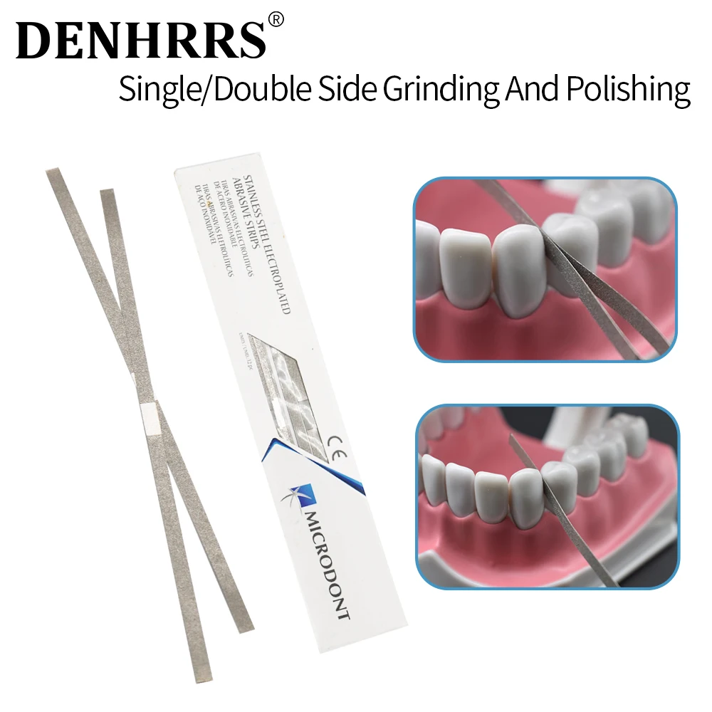 

Dental Metal Polishing Stick Strip Single/Double Side of Alumina-Plated Sanding Surface Dentist Whitening Materials