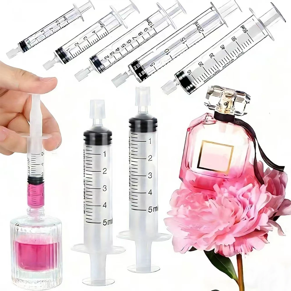 Perfume Refill Tool, Portable Perfume Bottle Transfer Pump, Press-Type Spring Dropper, Cosmetic Liquid Dispensing Syringe, Suitable for Travel and Hotel Use, Transparent Plastic Perfume Transfer Tool Set, Perfume Funnel, Cosmetic Dispensing Device