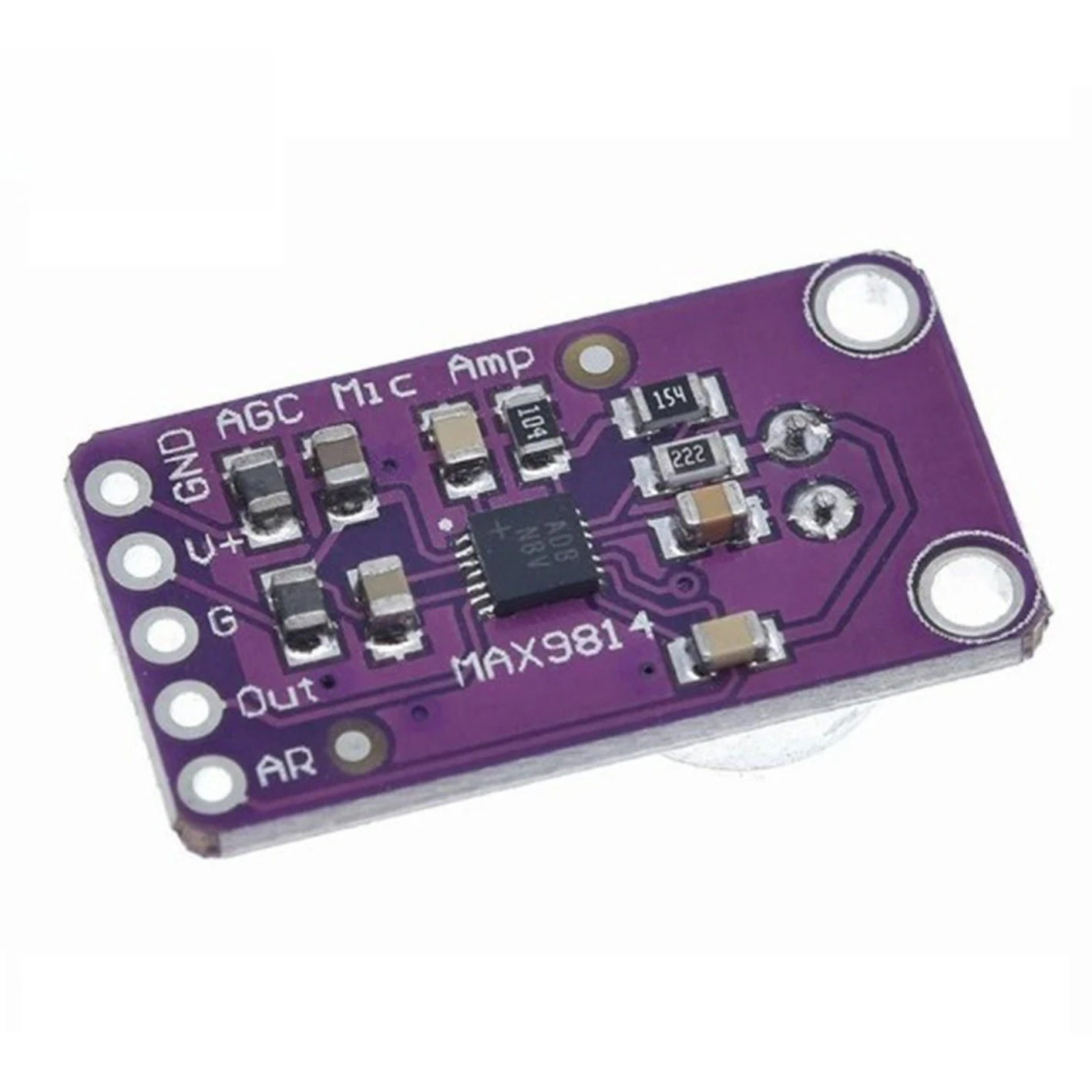 Low THD 0.04% MAX9814 Module CMA - 4544PF - W Microphone Automatic Gain Audio Module