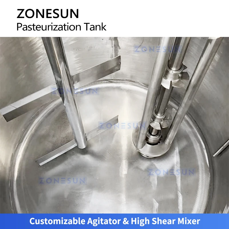 Zonesun Pasteurização e Refrigeração Tanque, Leite Refrigeração Tanque, Dairy Bulk Cooling Equipment, ZS-PRT100L