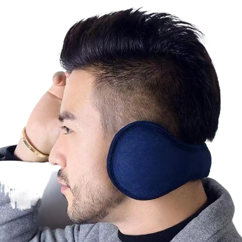 Winter Soft Unisex Behind the Head Simple Fleece Thick Earwarmer Ear Cover Man Earmuff Female Ear Flap
