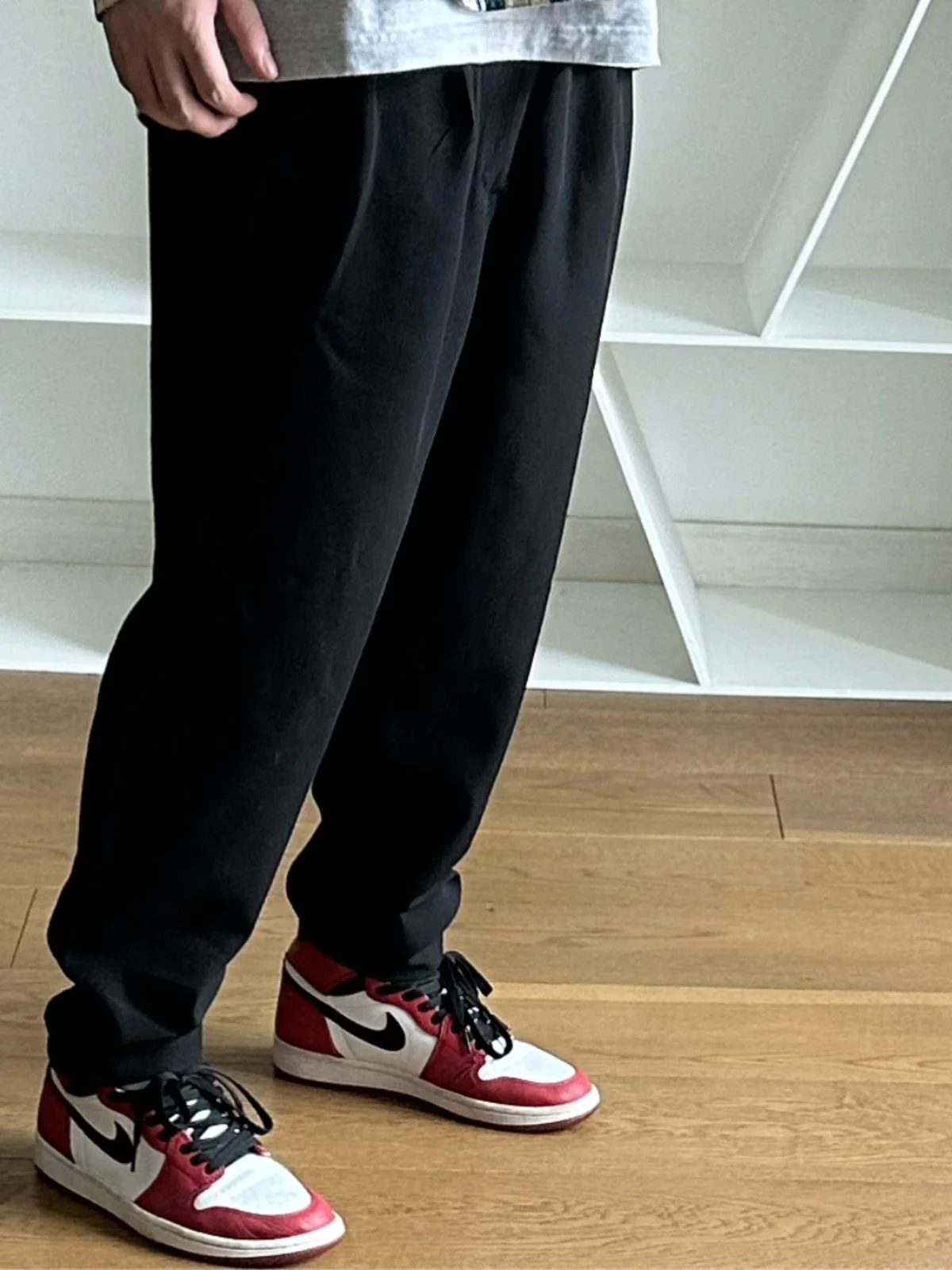 

Брюки прямого кроя Bla Anti-Pilling Casual Pants BTTJOB CLEANFIT TWO TU из смесового хлопка, молодежные, на все четыре сезона