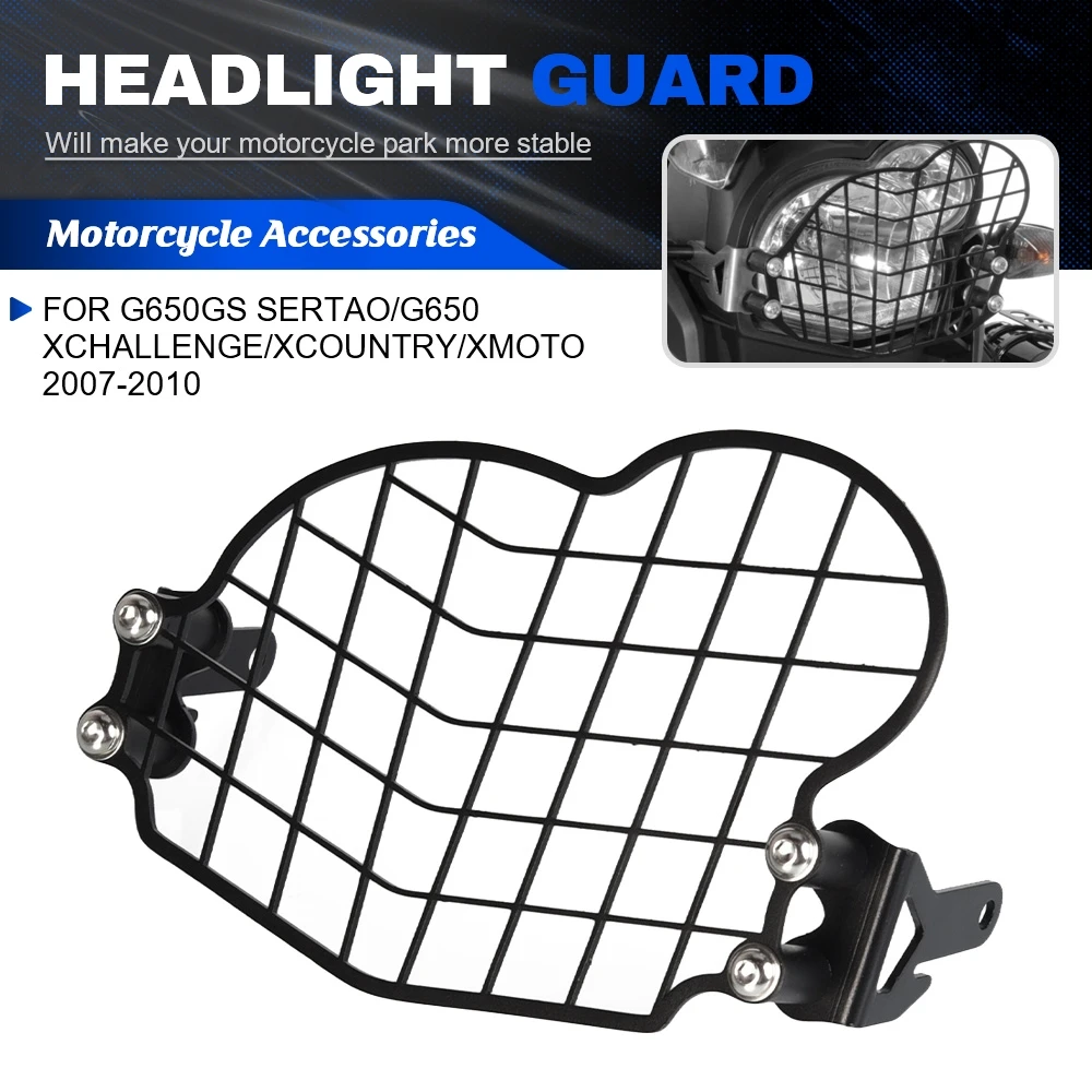 

Motorcycle Headlight Protector Cover Grill For BMW G650GS SERTAO/G650 XCHALLENGE/XCOUNTRY/XMOTO 2007-2010 G650GS 2011-2017 2012