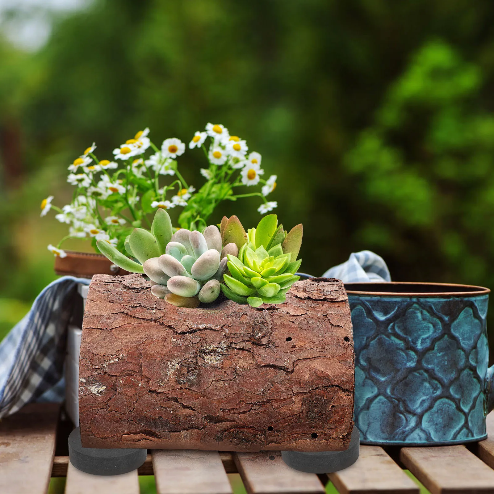 

80pcs Flowerpot Feet: 1.38X0.39" Eva Planter Risers For Outdoor Pots Invisible Lifters Garden Accessories Plant Pot Mats