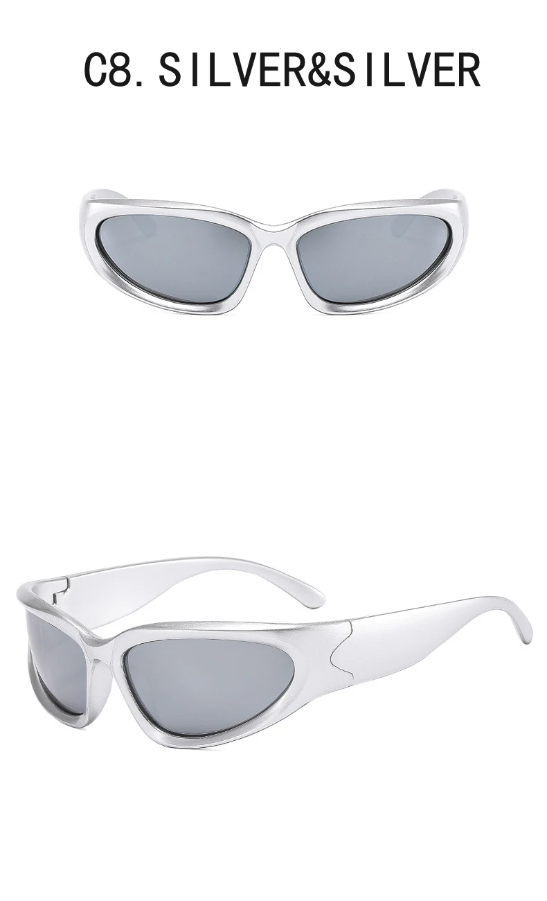 Steampunk Mode Goggle Frauen Sonnenbrille Weibliche Männer Punk Sonnenbrille Vintage Shades Brillen Dame Reiten Brillen UV400 – Detail 8