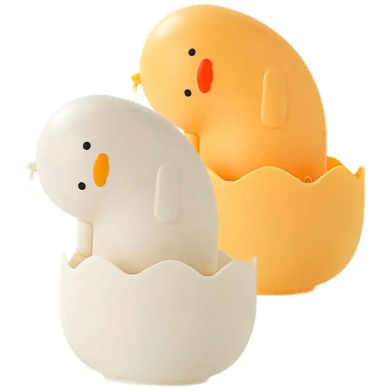 Duck Shape Scrubber Ball Multifunctional Cleaning Scrubber Cartoon Duck Shape Dishwashing Scrubber Pot Brush For Kitchen