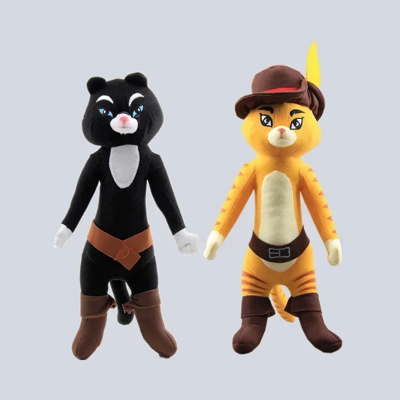 plush plush boots, kitten, softpaws, puss, funny, Halloween gift, plush animals recommend, age theme form type, 34-36cm