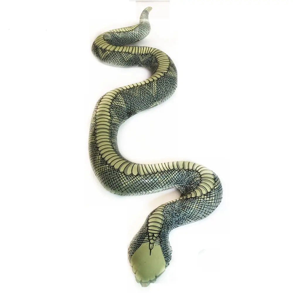 1PC 41 Inches Soft Water Pool Inflatable Favors Prank Gift Wild Nature PVC Games Snake Reptile Toy