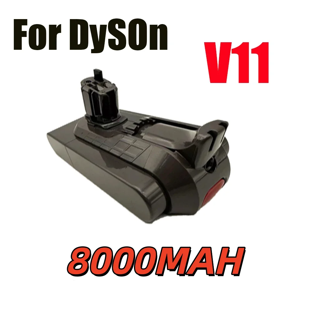 8000mAh V11 Replacement Battery - Compatible with Dyson V11/V15/SV15/SV16/SV22, Button Click in Installation Style