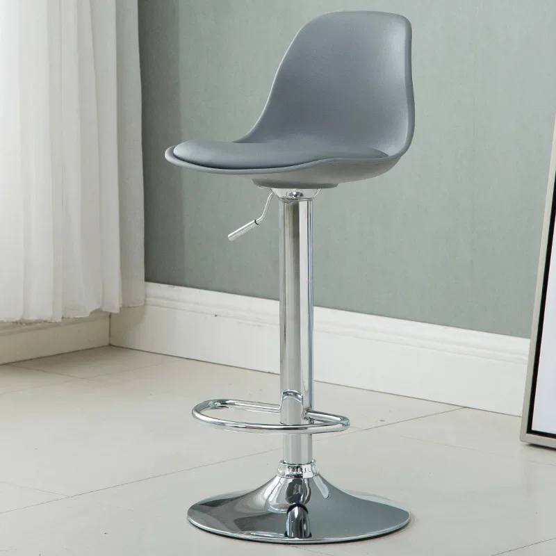 Nowoczesne minimalistyczne krzesło z oparciem, podnoszone krzesło, stół i stołek do lady recepcyjnej, wysoki stołek barowy do domu, krzesło barowe wysokie.
