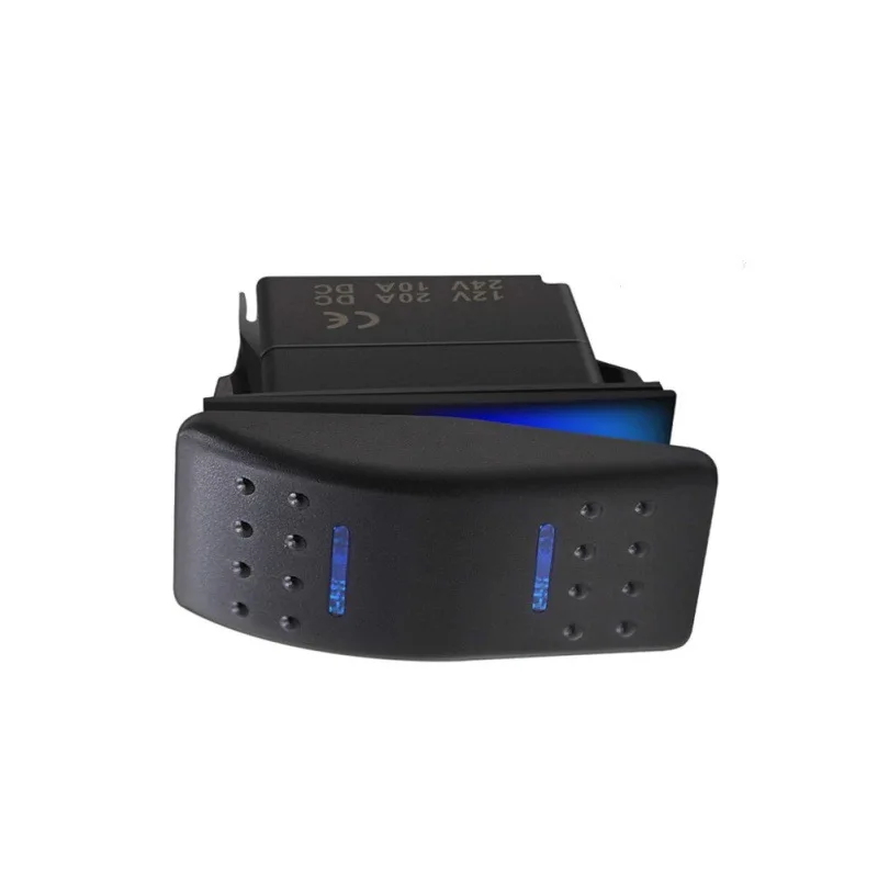 

12V20A Waterproof Yacht Switch 7-Pin Dual LED Light ON-Off-ON Suitable for Car SUV'ATV Motorcycle